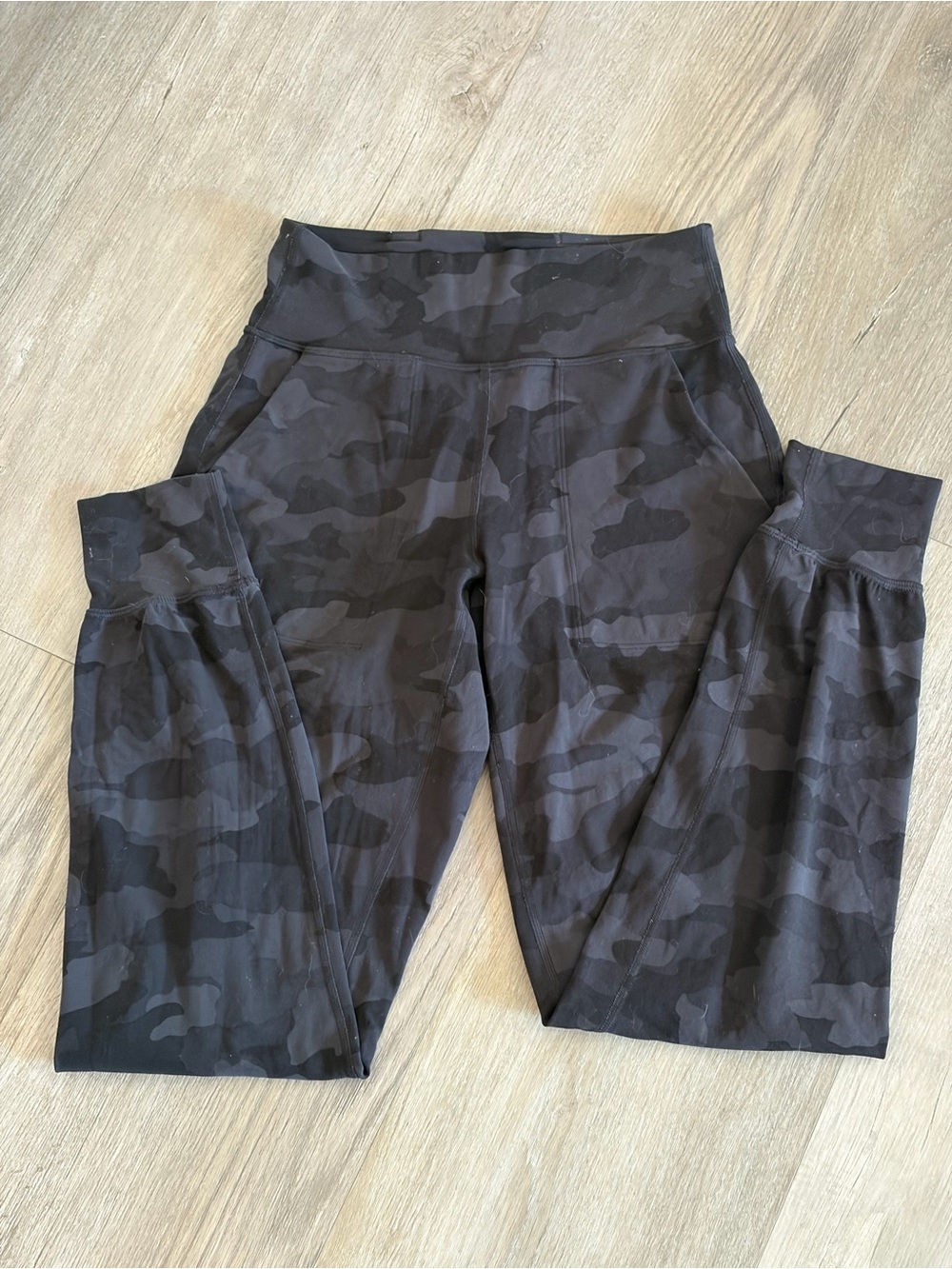 lululemon athletica Black Camo High-Rise Joggers